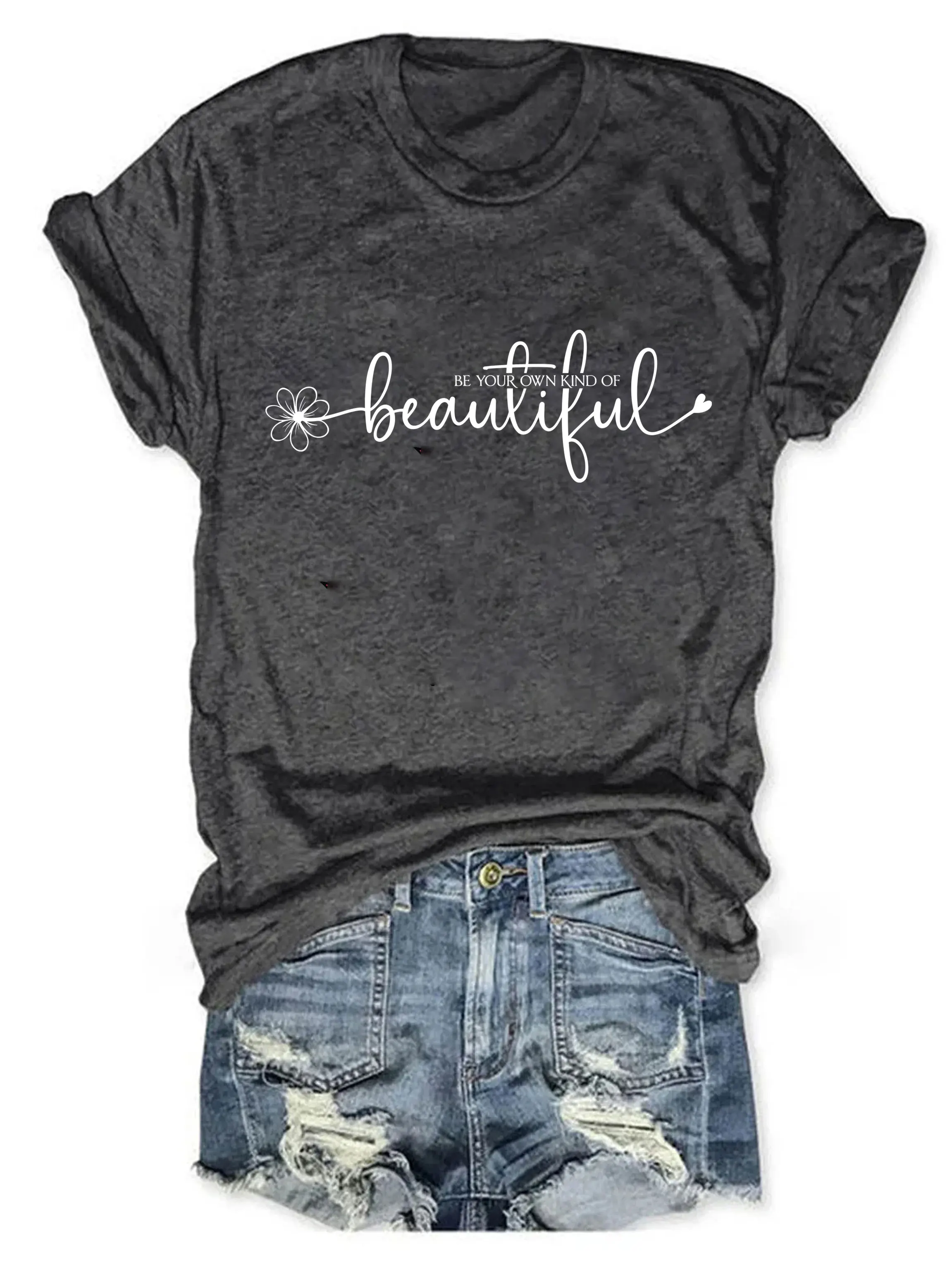 Be Your Own Kind Of Beautiful Shirt Inspirational Quote Shirt Motivational Shirt Positive Saying Tee  Gift for Her