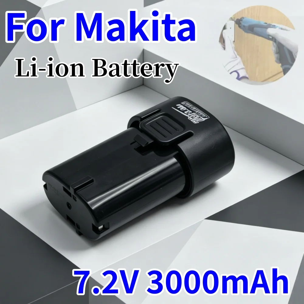 

3000mAh 7.2V Li-ion Battery for Makita BL0715 DF010 DF012 DF022 TD090D DF030D 194355-2 Cordless Tool Battery