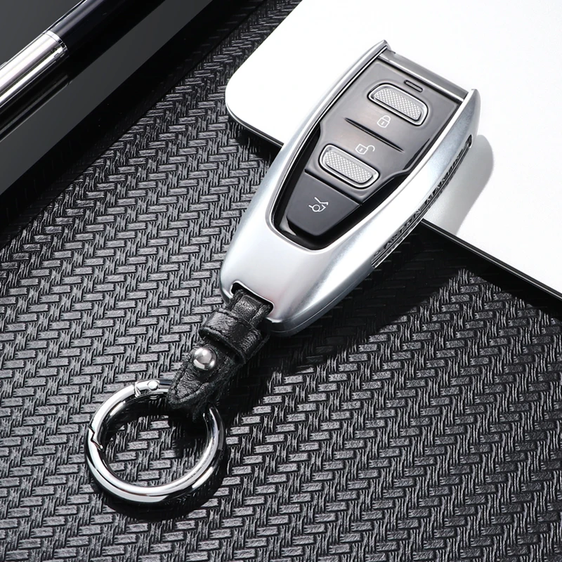 Car key box bracket accessories protection new metal aluminum alloy numerical control process car key cover
