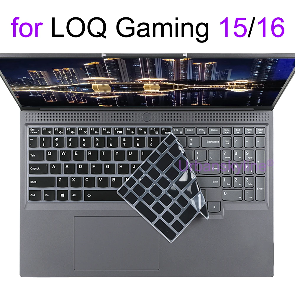 Osłona klawiatury do Lenovo LOQ Gaming 16 16APH8 16IRH8 15 15APH8 15IAX9 17 17IRX10 15IRH8 15AHP9 Silikonowa nakładka ochronna