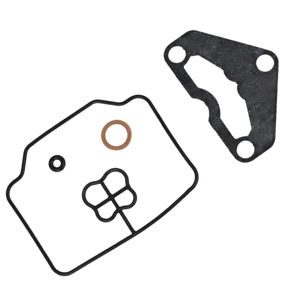 Carburetor Gasket Set 4Pcs Black For Honda GCV520U GCV530 GCV530R Engine Repair Kit High Temperature Resistant Seal 16010-Z0A-80