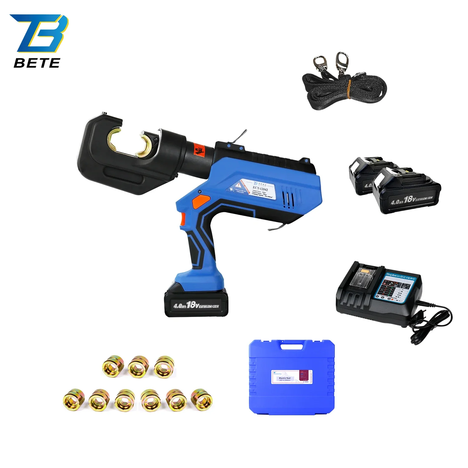 ECT-12042 Intelligent Cable Crimper Cu 400mm2 Automatic Battery Powered Electric Hydraulic Crimping Tool