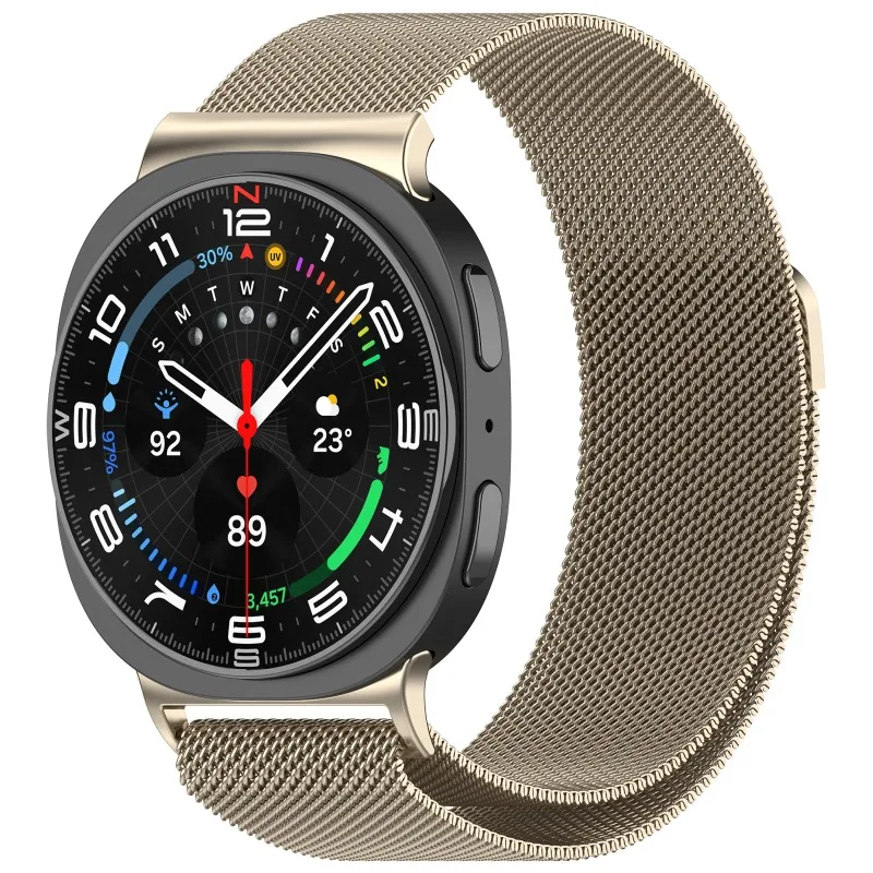 Correa Milanese Loop para Samsung Galaxy Watch 8 44/40mm clásico 46mm pulsera magnética de Metal Galaxy Watch Ultra 2025 47mm Correa