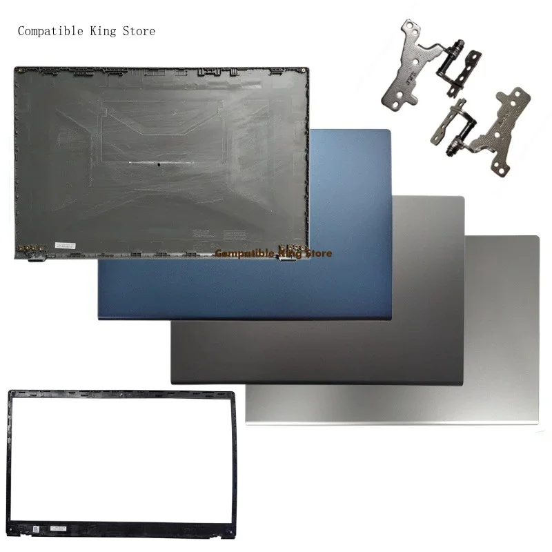 NEW For Asus VivoBook X515 X515E X515M X515J X515JA X509 X509FA X509FB X509FJ/FL/MA LCD Back Cover/Bezel/Hinges Silver Grey Case