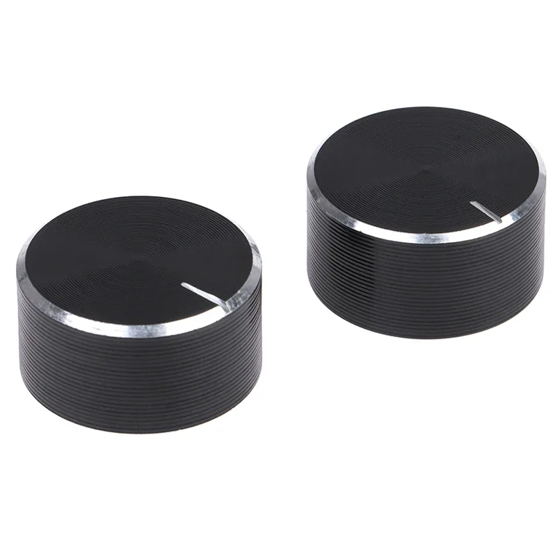 1pc Aluminum Alloy Potentiometer Knob Volume Control Knob 26x14mm 6mm Shaft Hole Potentiometer Knob