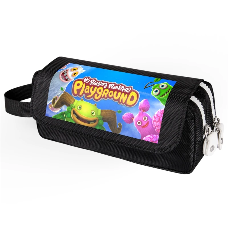 

My singing monsters Large Capacity Pencil Case School Pen Case Supplies Pencil Bag School Box Pencils Pouch Stationery