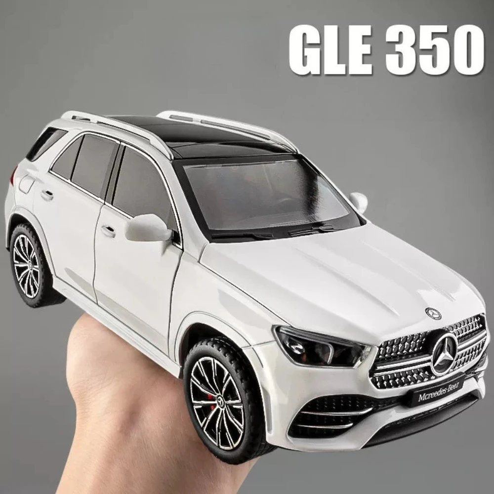 1:24 GLE350 S400L Model Auto Speelgoed Simulatie Diecast Legering Voertuigen met Geluid Licht Trek Deuren Geopend Voertuig voor Jongen Geschenken