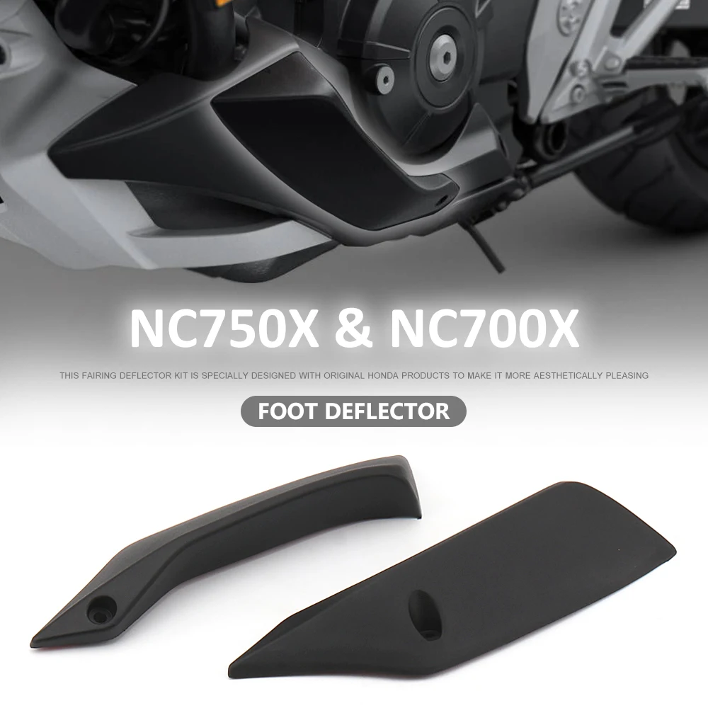 New Motorcycle Accessories Upper Air Deflector Kit Black Rubber Fit For Honda NC750X NC 750 X NC700X NC 700X 2012 2013 2014 2015