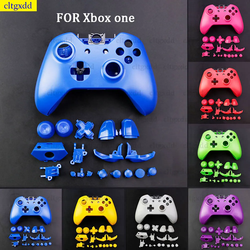 Cltgxdd 1 set wireless controller FOR Xbox, color plastic shell, full panel buttons, buttons, and inner frame accessories set