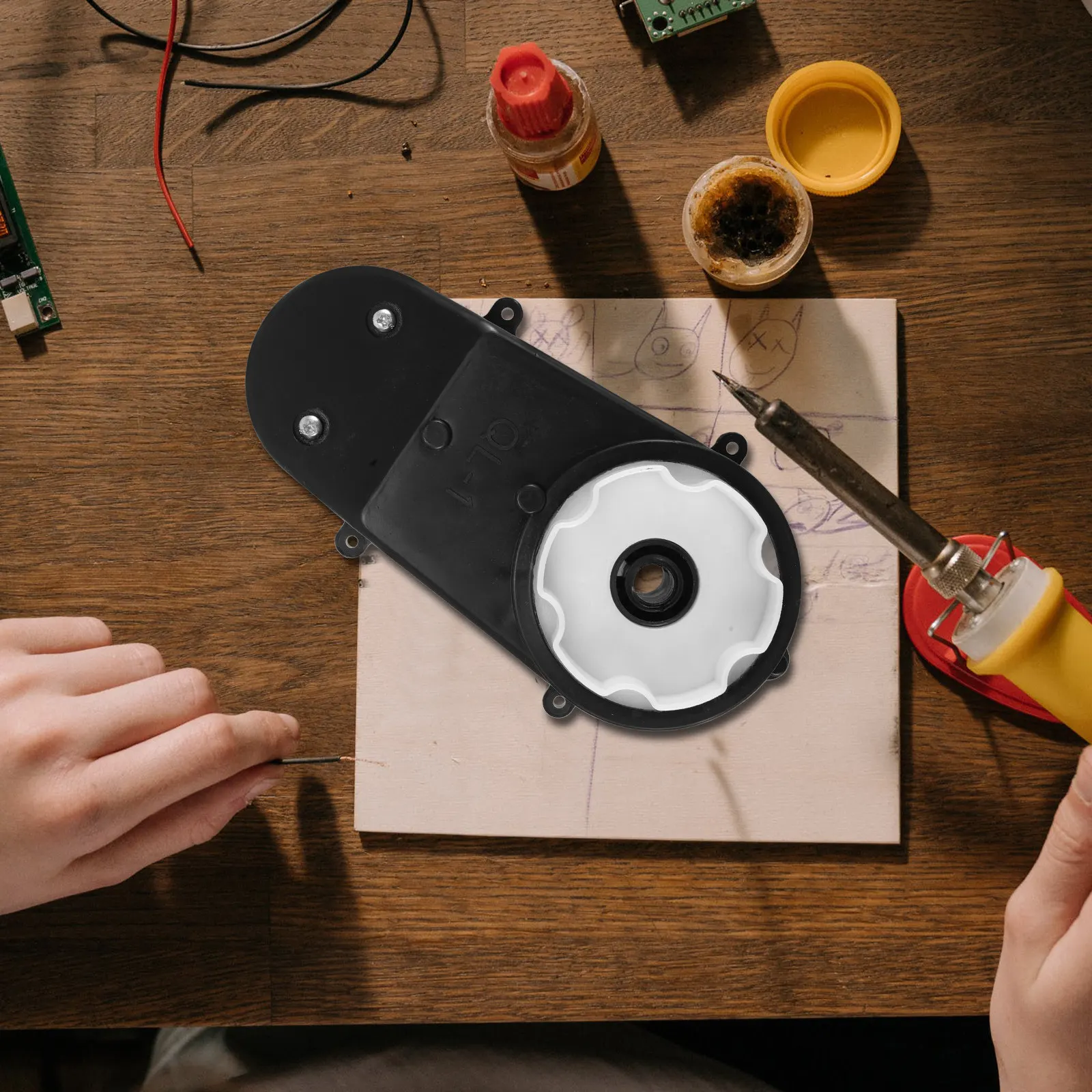 

Электродвигатель-редуктор 12В высокоскоростной, запасная часть для детских электромобилей, модернизированный приводной двигатель для детских электромобилей