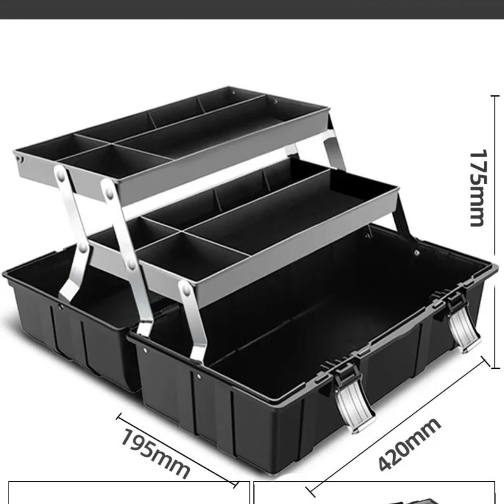 Electrician Hardware Storage Tools Multi-functional Maintenance Portable Toolbox