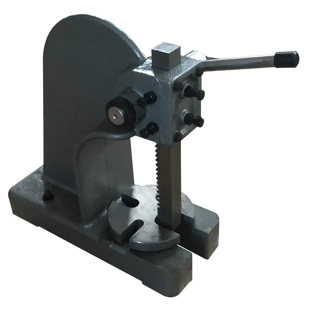 

86000033 2Ton HeavyDuty Arbor Press Cast Iron Frame, 4Position Steel Anvil, 8.47 Max Height, 12 Work Dia Manual Bench Press for