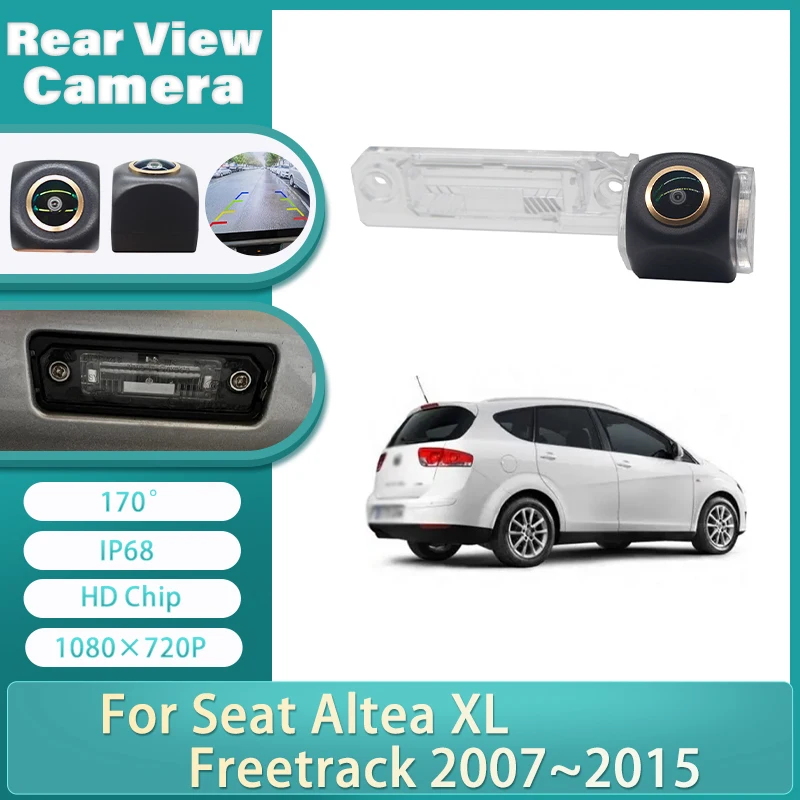1080x720P Vehicle Rear View Camera For Seat Altea XL Freetrack 2007~2015 Leon MK2 2005-2012 Car Backup Reversing Parking Monitor