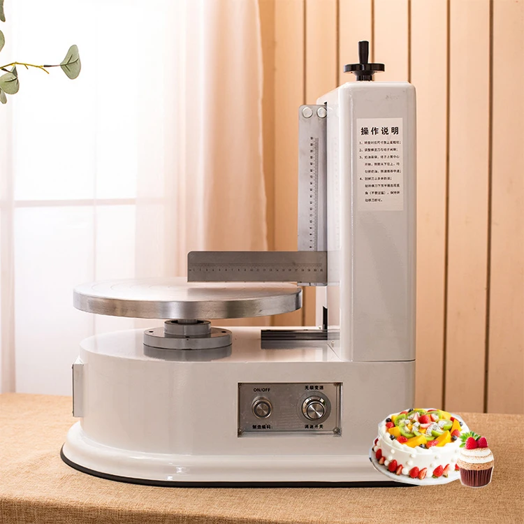 Electricity Commercial Birthday Cake Decorating Machine Cake Polishing Machine Cream Plastering