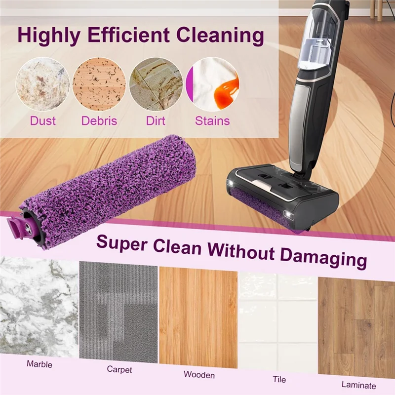 A84G-Сменная щетка-ролик Forshark Steam Pickup 3-в-1 Паровая швабра Модель SD200/SD201/SD201C/SD201Q/SD205 Вакуумные детали