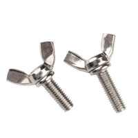 2-10pcs M3 M4 M5 M6 M8 M10 A2-70 Stainless Steel DIN316 Hand Tighten Screws Butterfly Bolt Wing Thumb Screw Claw  bolts