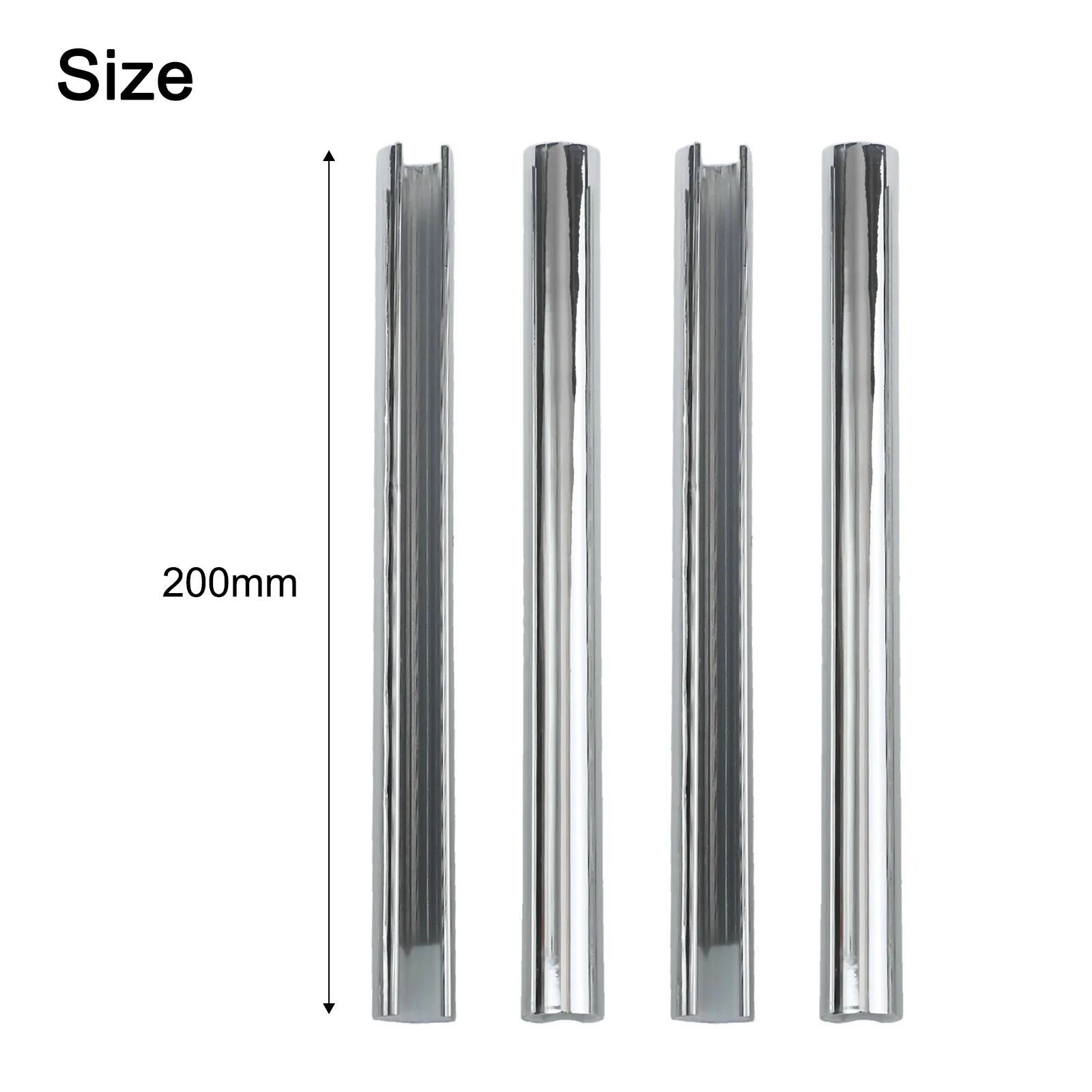 4 Radiator Pipe Covers Plastic Type for 15mm Pipe Diameter Provides Discreet Coverage for across Multiple Pipe Length