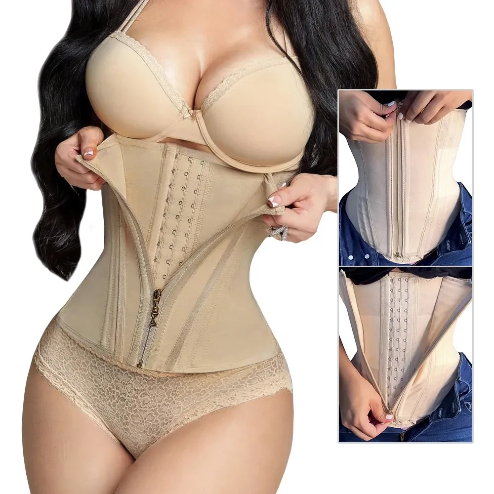 

Corset Reducing Shaper Girdles Colombian Hourglass Body Sculpting Binders Belt Modeling Strap Postpartum Fajas Female Shapewear