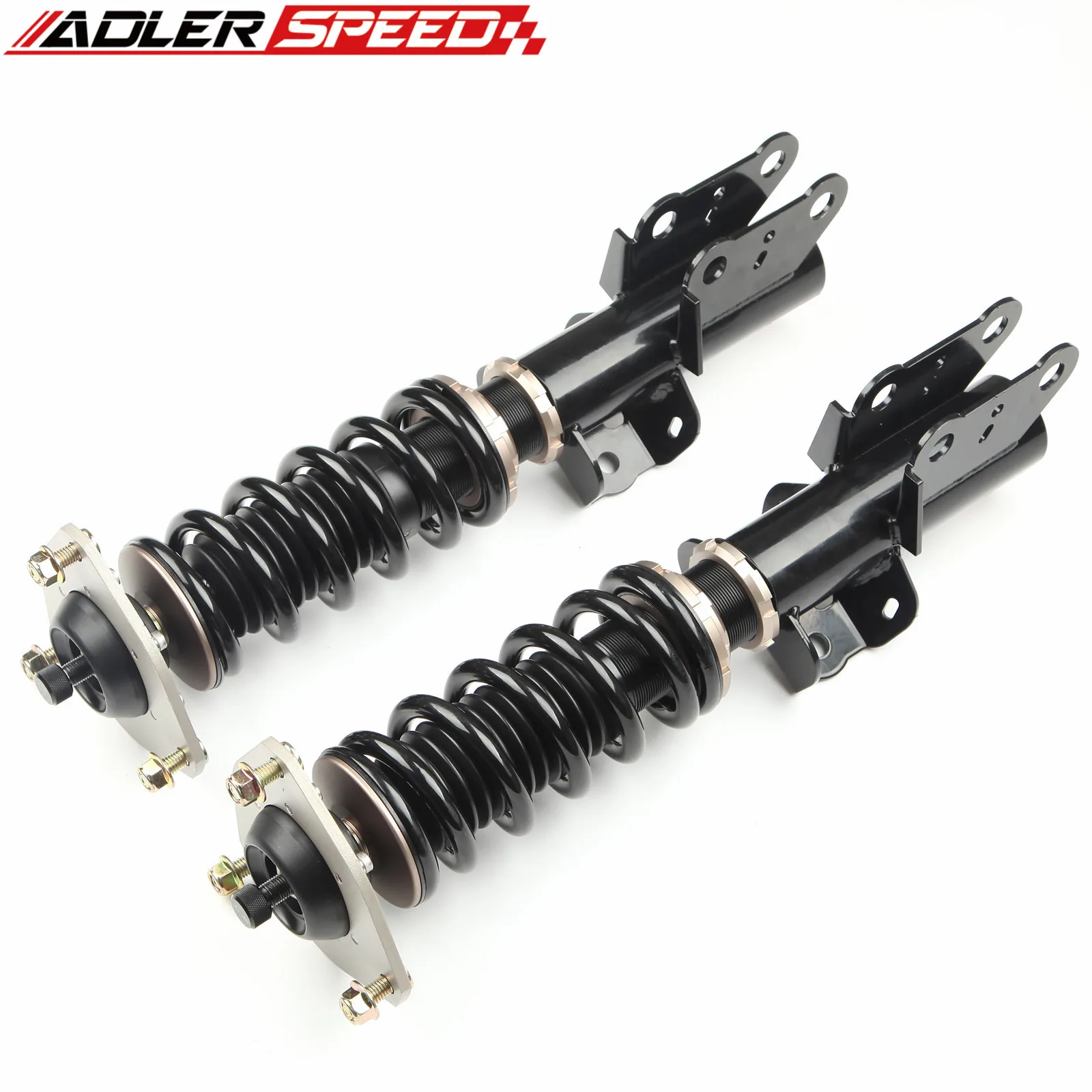 For 15-19 Mustang 18 Way Damping Adjustable Coilovers Lowering Shocks Struts Kit ADLERSPEED