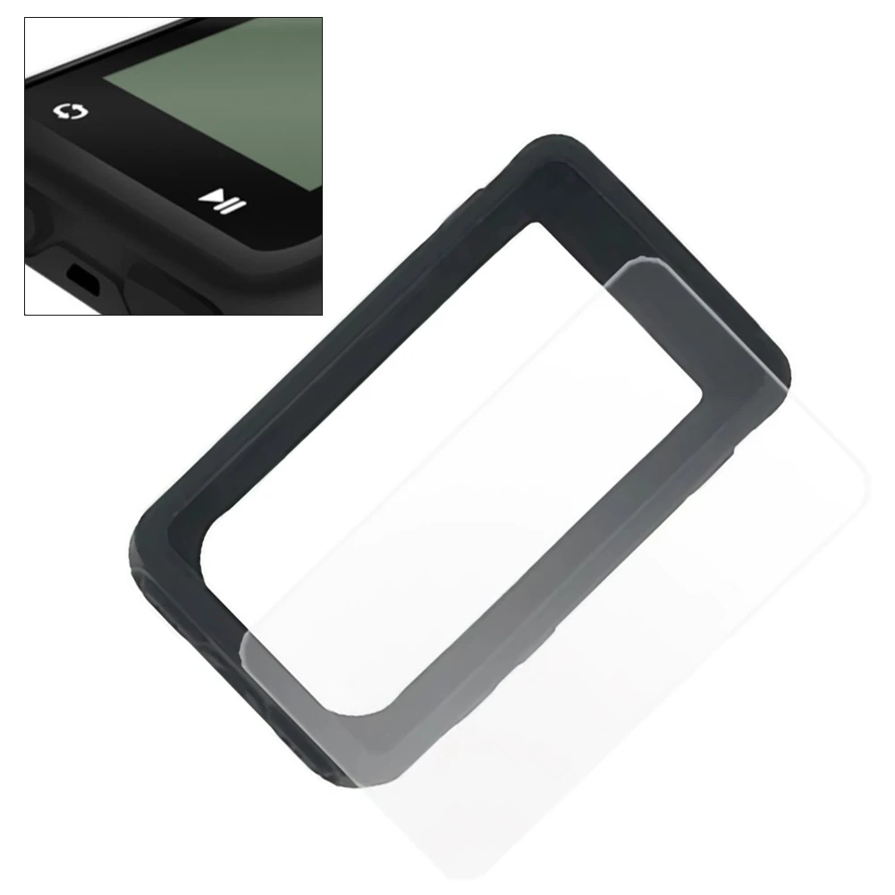 دراجة الكمبيوتر غطاء من السيليكون ل IGPSPORT Igs630 عداد السرعة تغطية كاملة شاشة فيلم + مقاومة للاهتراء الغطاء الواقي دراجة Pa