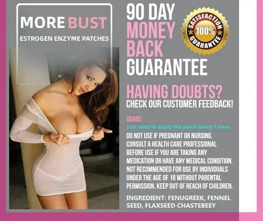 30 Patches Breast Enlargement Tablets, Estrogen Enzyme Patches Big Bust, Bigger Boobs