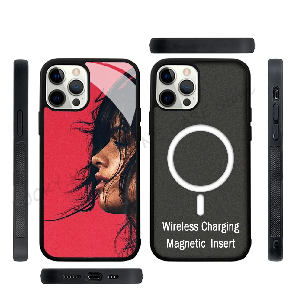 

Singer Phone Case Strong Magnetic For IPhone 15 14 13 Pro Max 11 12 Mini C-Camila Cabello For Magsafe