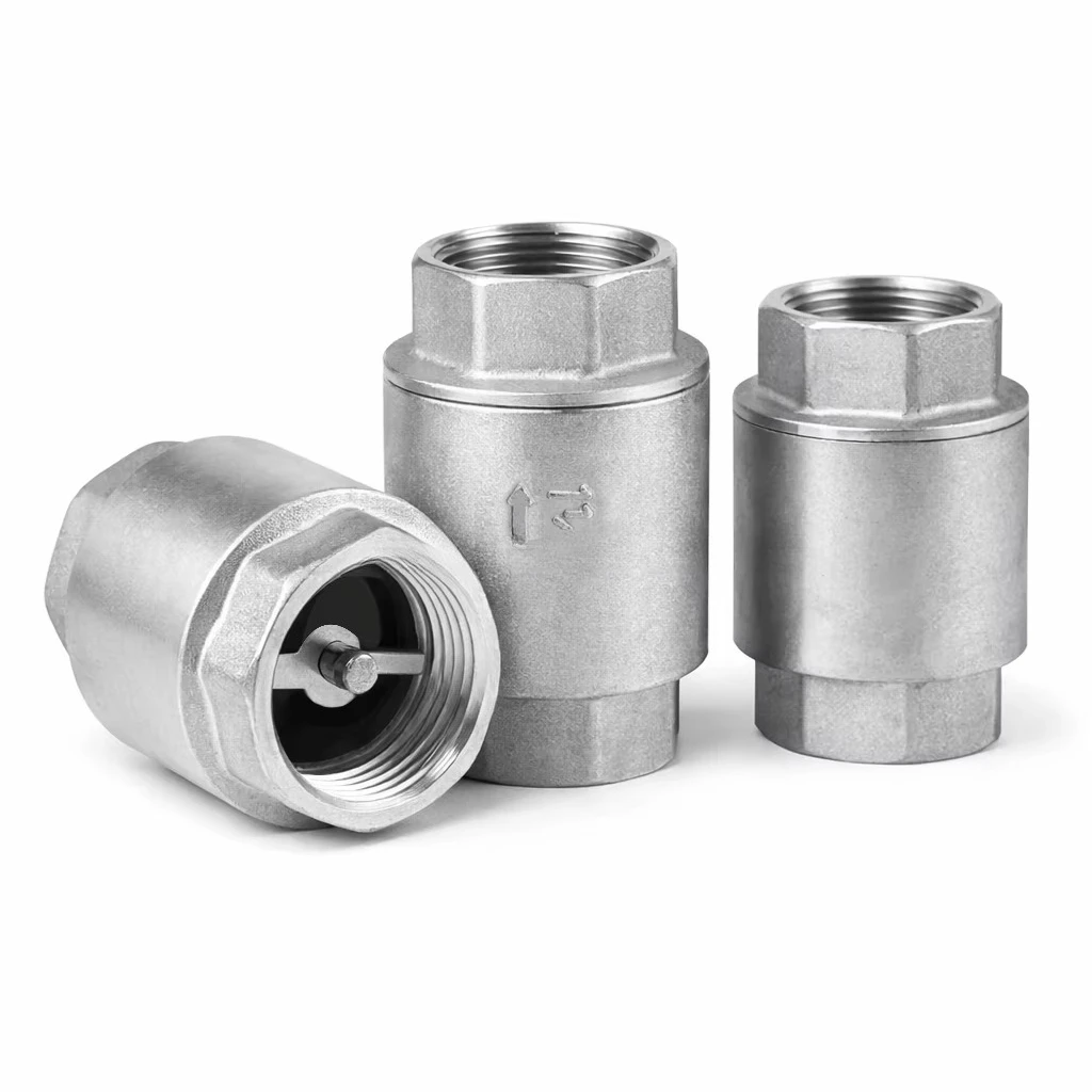 

1.5 inch SUS304 Spring Check Valve PTFE Sealed FNPT Threaded Integrated Construction