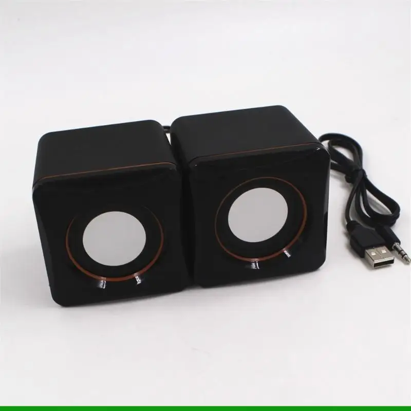 U55C 1 Pair USB Computer Speaker 101Z Desktop Small Music Game Loudspeaker Speaker