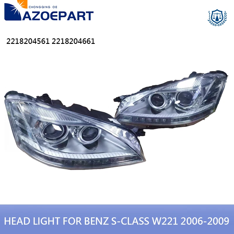 Headlight Head Light for Benz S CLASS W220 W221 2006 2007 2008 2009