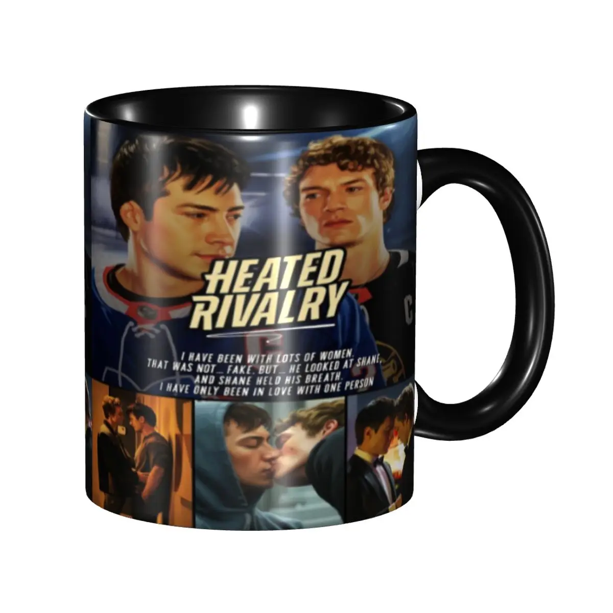 

Heated Rivalry Humorous Tea Cup Funny Hollander and Ilya Rozanov Mugs Gift For Women Men