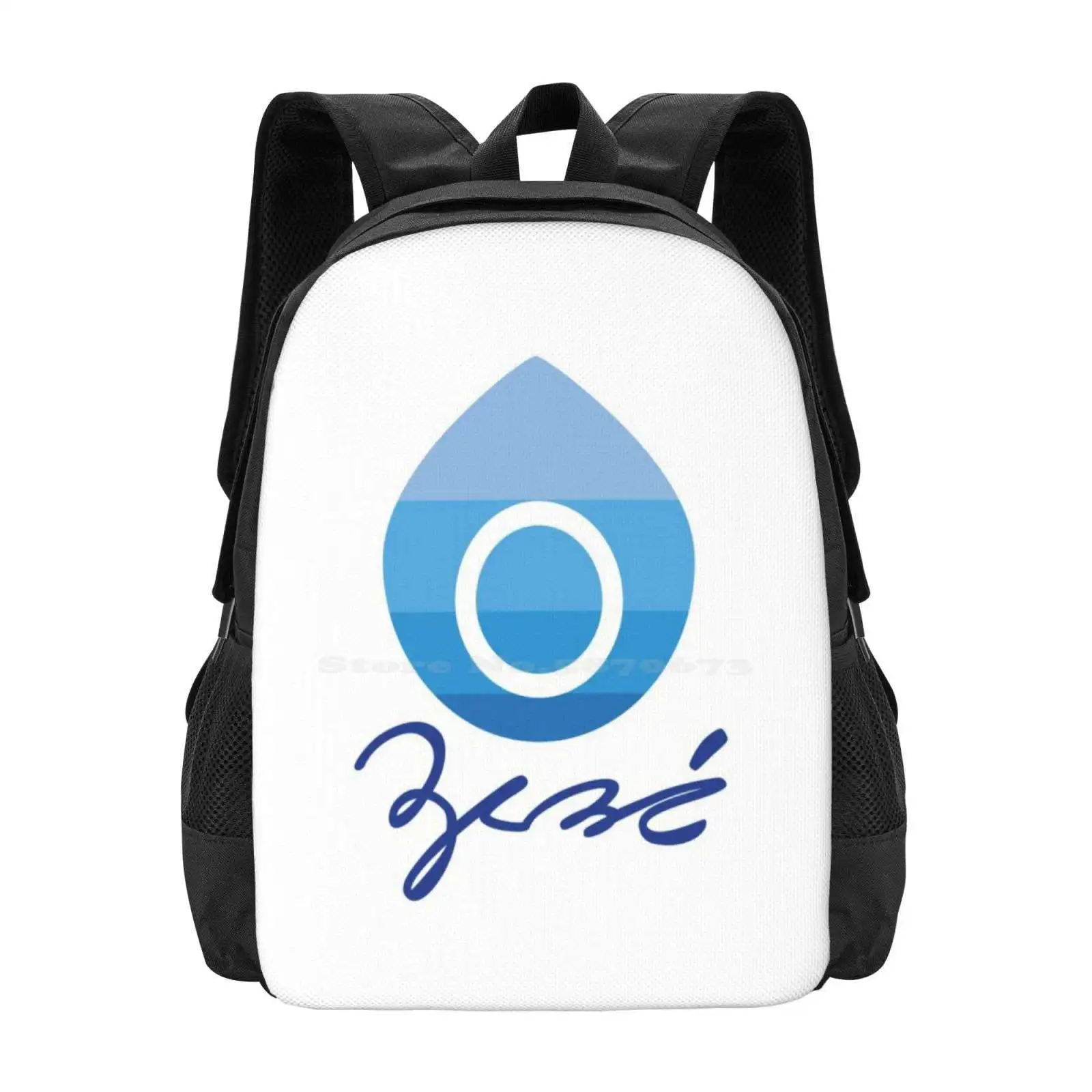 Nessa'S Swim Top Pattern Design Laptop Travel School Bags Gym Trainer Water Sword Shield Nessa