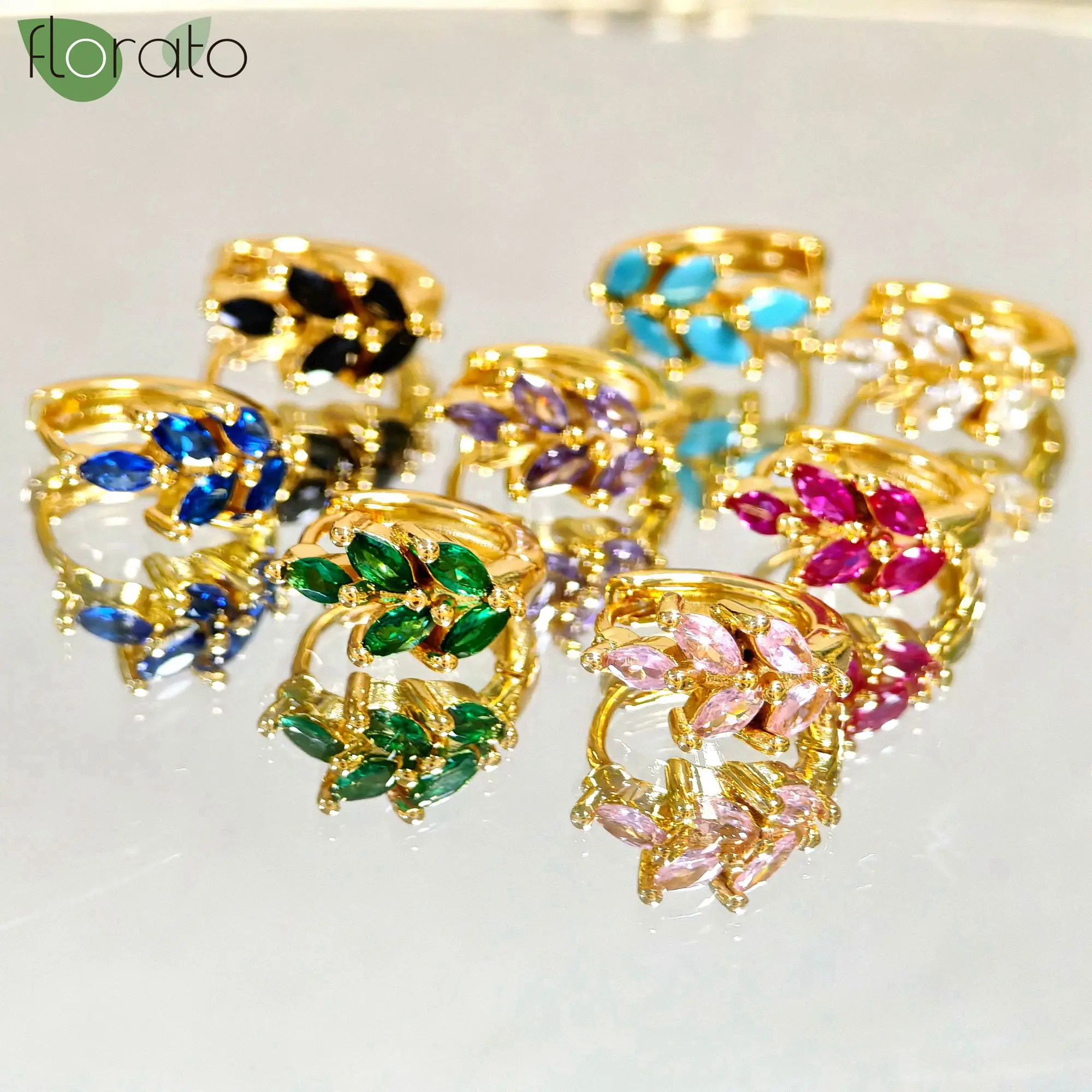 

925 Sterling Silver Needle 14mm Hoop Earrings for Women Shiny Zirconia Small Huggie Cartilage Earring Fashion Piercing Jewelry