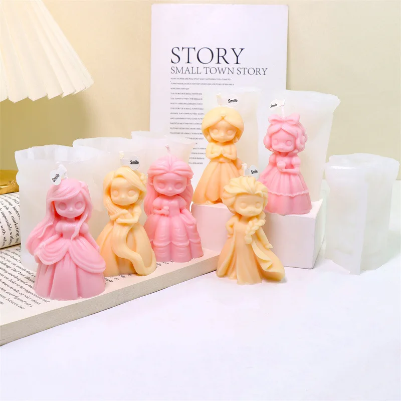 

Fairytale Princess Mold for Elegant DIY Scented Candles & Plaster Decorations