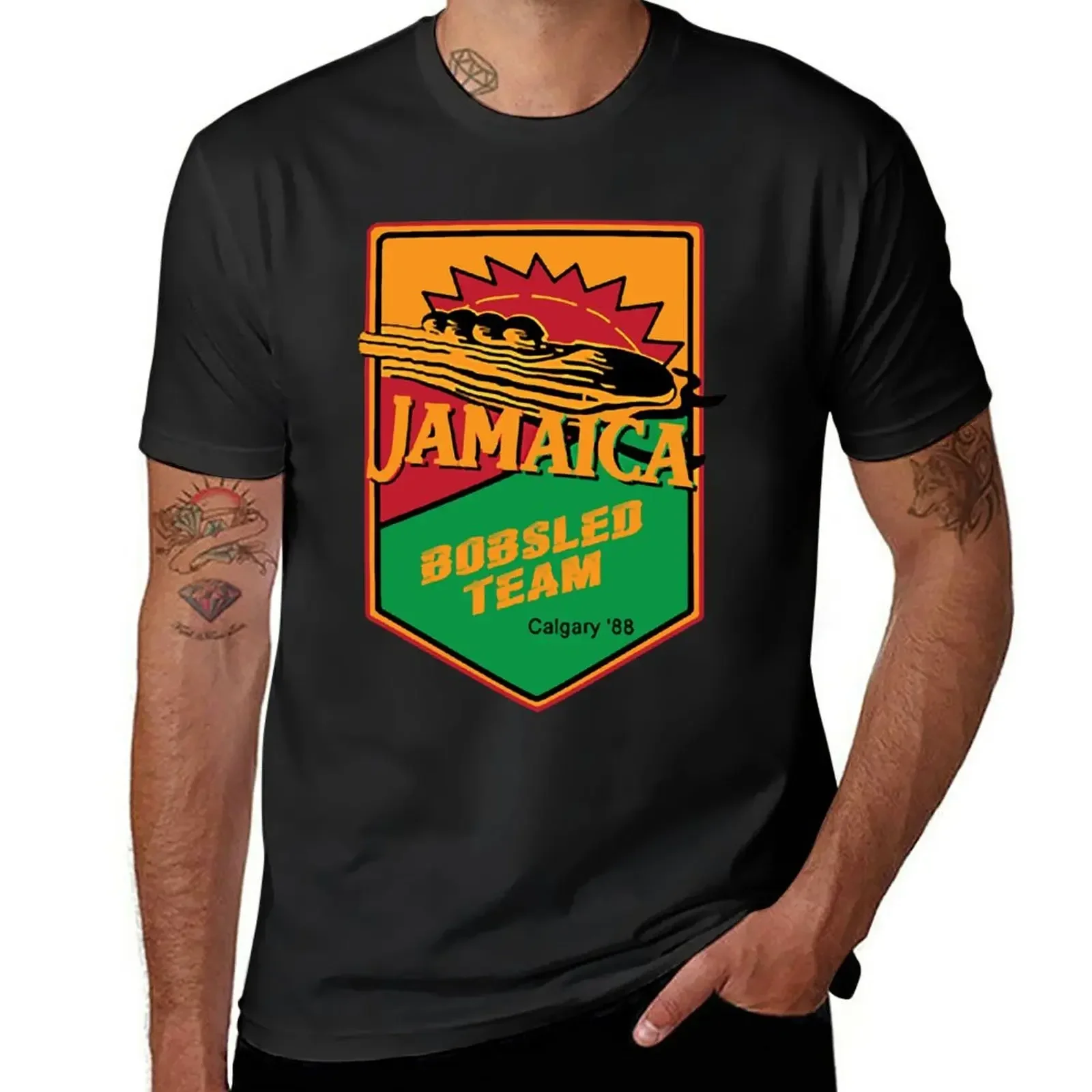 Jamaican Bobsled Team Cool Runnings T-Shirt for boys heavyweight new in tops tees animal prinfor boys anime clothes men clothing