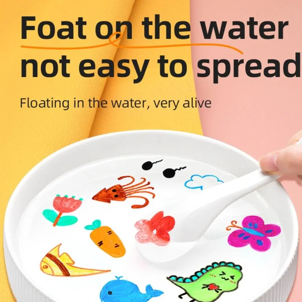 

Безопасная водная плавающая кисть для рисования, стираемая интересная волшебная ручка для рисования водой, красочная акварельная ручка для граффити без запаха