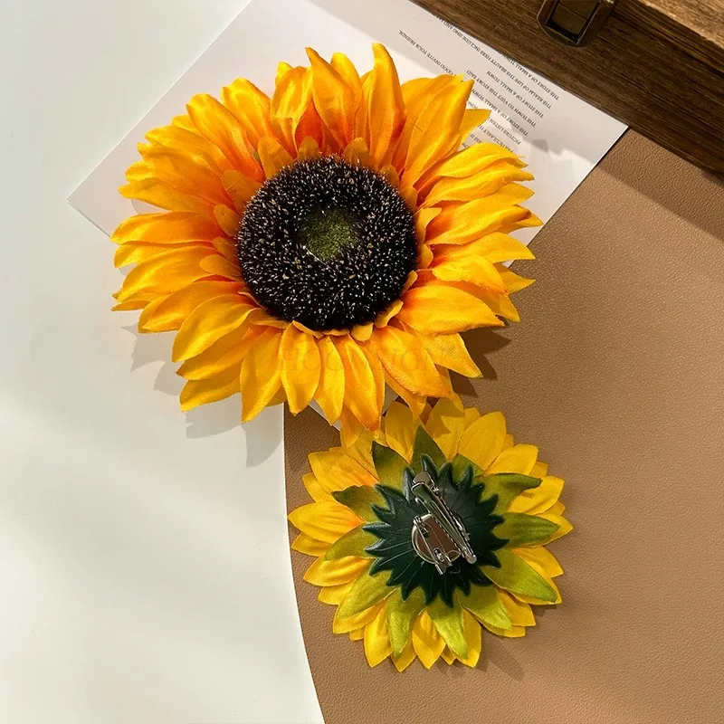 مشبك شعر على شكل زهرة حريرية، غطاء للرأس، بطاقة شعر، إكسسوار شعر نسائي، جلسة تصوير، نمط شاطئ عتيق