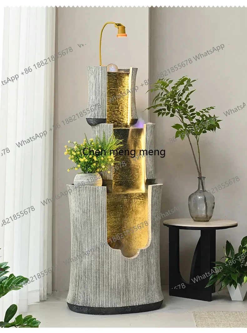 dd182dd182DD182Floor-to-ceiling running water fountain ornament circulating water living room entrance home office decoration