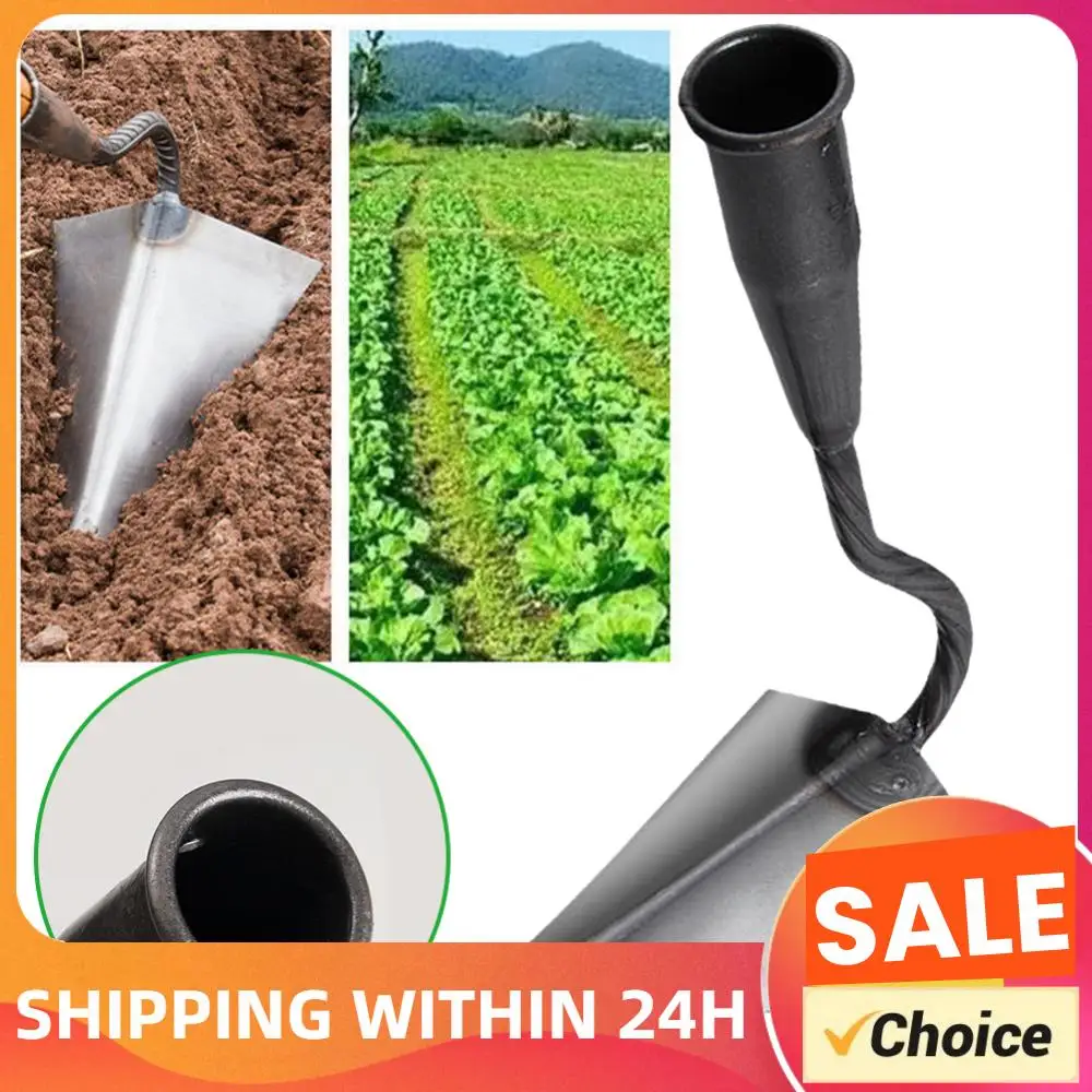 Herramientas Agrícolas: Azada Triangular para Surcar, Azada de Punta Pequeña para Remover la Tierra y Aflojarla en el Campo Agrícola, Ideal para Plantar Vegetales en el Hogar