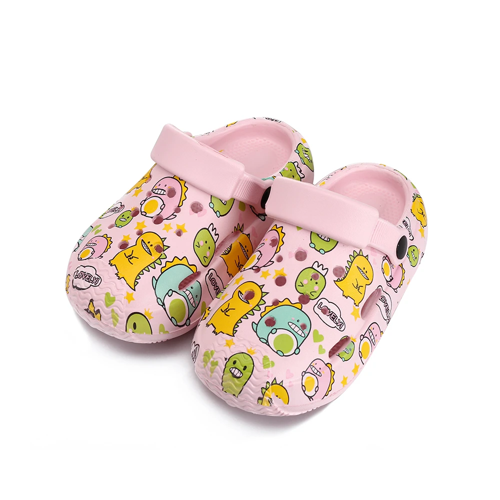 New Children\'s Print Slippers Baby Girls Sandals Non-Slip Clogs Cartoon Cute Infant Girls Sandals Boys Shoes for Beach