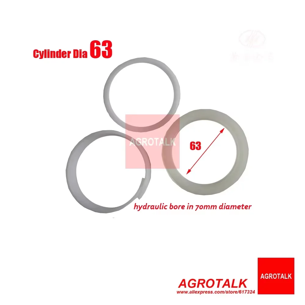 Oil seals kit for hydraulic lift ( cylinder 63mm / 70mm as choice ) / front axle seals kit for Jinma JM184 - JM284 tractor