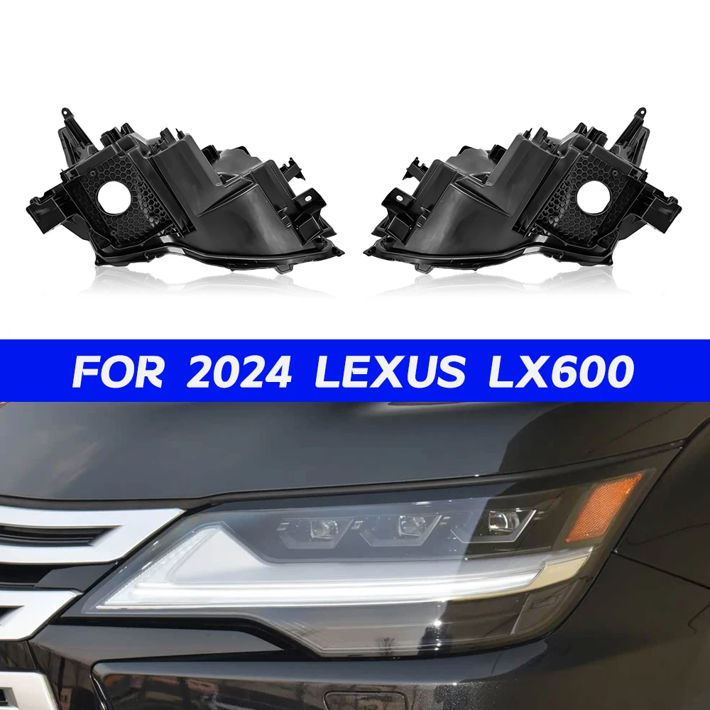

Основание фары Lexus LX для 2023 2024 2025 LX500 LX600 LX700 автомобильные аксессуары прозрачный материал ПК корпус передней фары