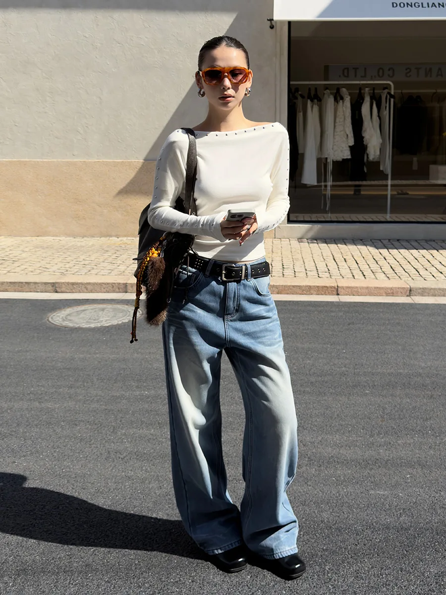 

Женские трикотажные топы с длинными рукавами и ромбовидным узором, зимние, повседневные, для вечеринок, элегантные, изысканные, премиум-класса, мягкие, сексуальные