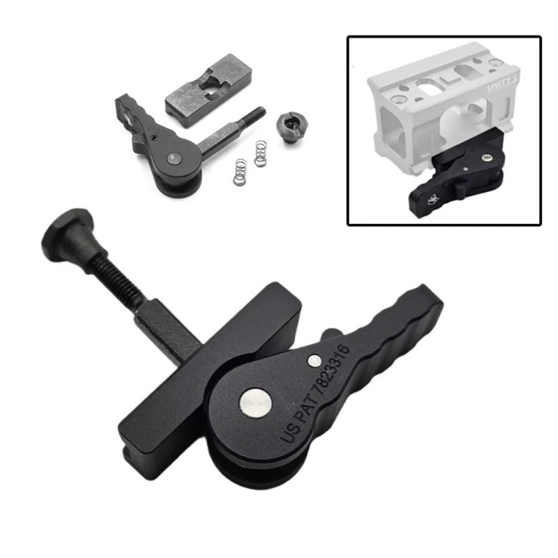 Tactical FAST QD Lever For FTC OMNI And FTC Optic Red Dot Sight Mounts Airsoft Hunting mount Plate In Stock