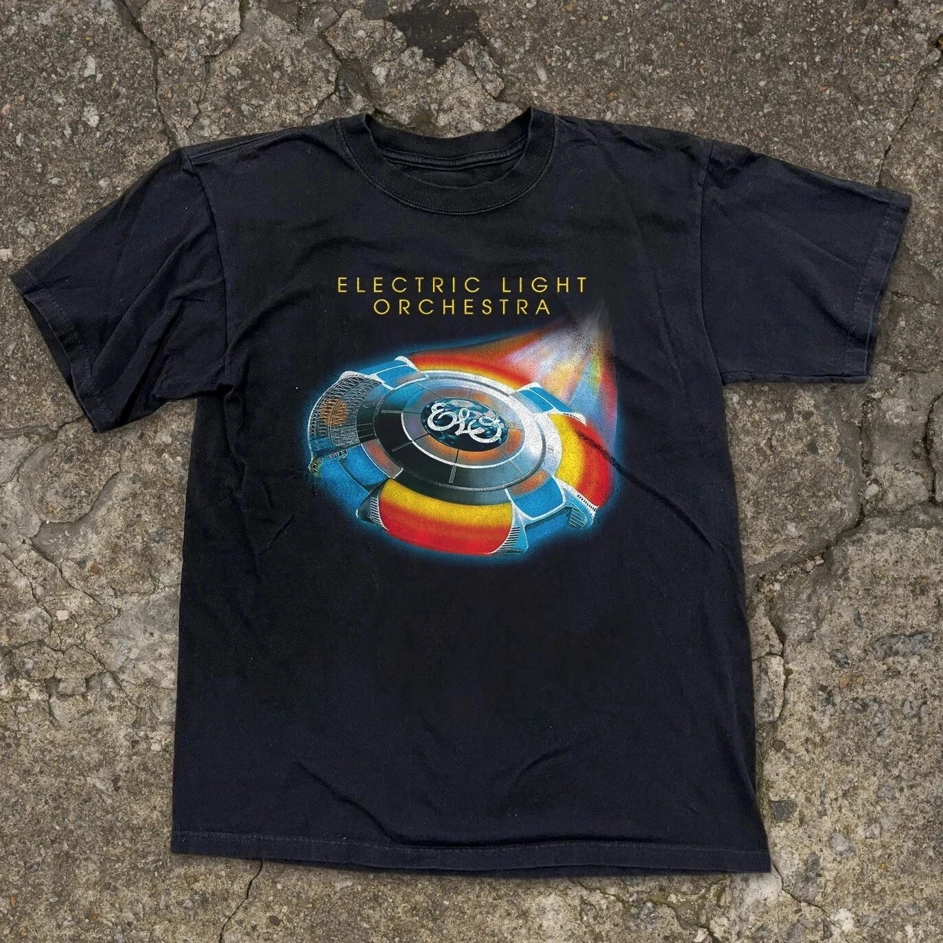 Electric Light Orchestra ELO Anniversary Unisex Black T-shirt Men Clothing