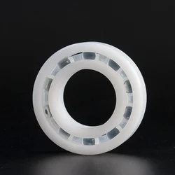 2pcs 6800 6801 6802 6803 6804 6805 6806 6807 PP Plastic Bearing Polypropy Corrosion Resistant Non-magnetic Insulation