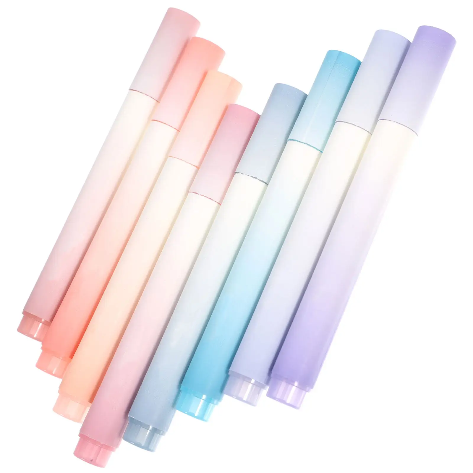 

8Pcs Fluorescent Highlighters Colored Marker Pens for Noting Painting Scrapbooking School Office Supplies Pastel Aesthetic