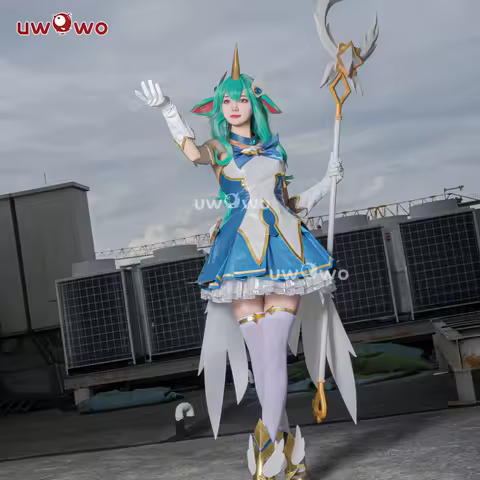 IN STOCK UWOWO Soraka Cosplay Star Guardian Soraka SG Cosplay Costume Dress Halloween Costume