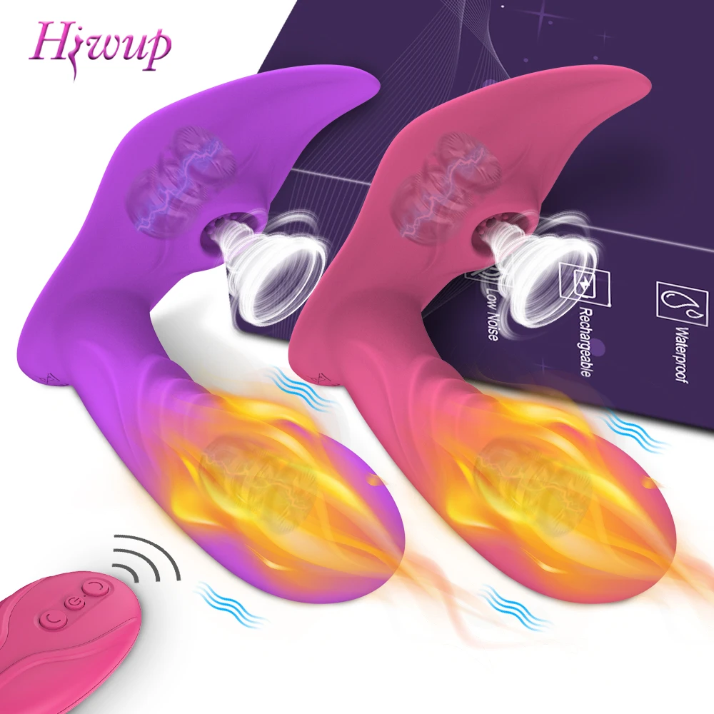 Stimulateur de Clitoris avec télécommande sans fil, ventouse de Clitoris de point G, gode de Couple, culotte vibrateur, jouets sexuels pour femmes