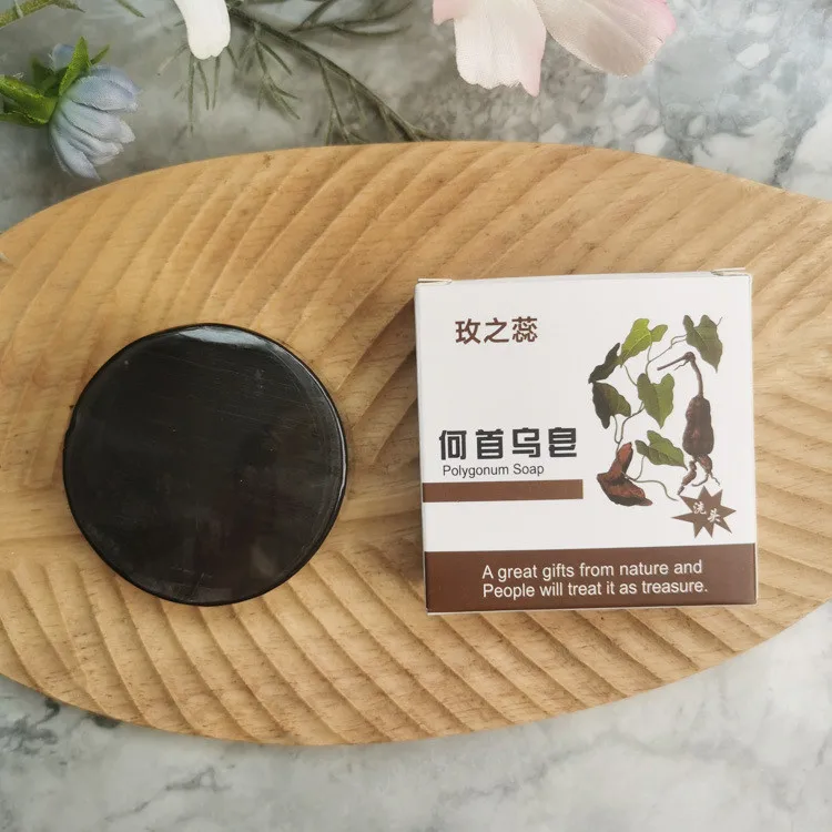 Polygonum Multiflorum Handmade Soap Essential Oil Soap Black Concentrated Hair Polygonum Multiflorum Shampoo Reversing Hair Care