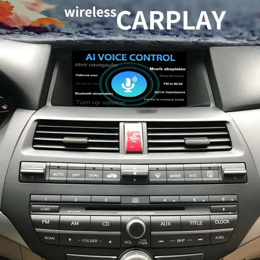

Android 14 AI Voice Car Radio 128GB GPS Navigation For Honda Accord 8 Crosstour 2008-2012 Stereo Multimedia Video Player CarPlay